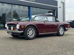 Triumph TR 6 2.5 roadster overdrive (bj 1975), Auto's, Oldtimers, Zwart, Cabriolet, Triumph, 122 pk