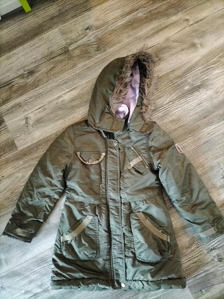 Palomino Jas ( gevoerd ) met capuchon maat 122, Kinderen en Baby's, Palomino, Meisje, Ophalen of Verzenden, Zo goed als nieuw