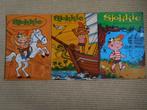 Sjokkie (3x) Tovereiland/ Luilekkerland/ Schatgraverskolonie, Meerdere stripboeken, Ophalen of Verzenden, Gelezen