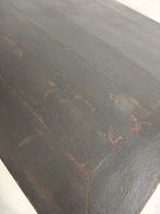 Zwarte Chinese Qing-eettafel 230 cm –18e-eeuw, origineel lak, Ophalen of Verzenden
