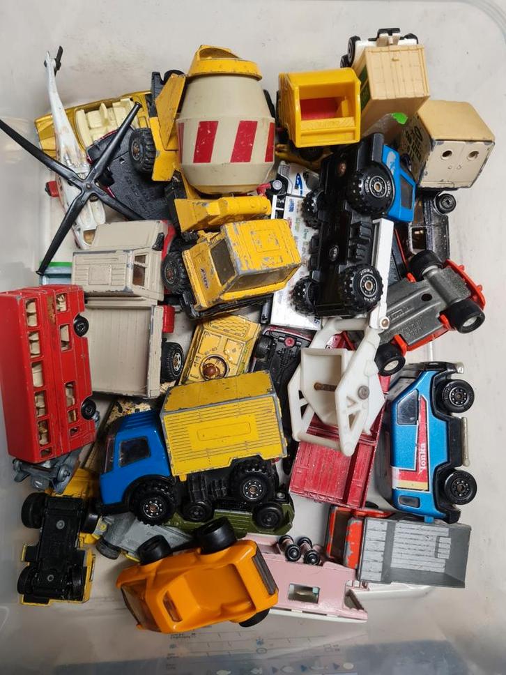 Oude Speelgoedauto's Set, Hobby en Vrije tijd, Modelauto's | Overige schalen, Gebruikt, Ophalen of Verzenden