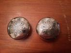 2 antiek zilveren of verzilverde doppen., Ophalen of Verzenden