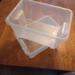 voorraad bakjes transparant, Doe-het-zelf en Verbouw, Ophalen, Gebruikt, Minder dan 50 cm, Minder dan 40 cm