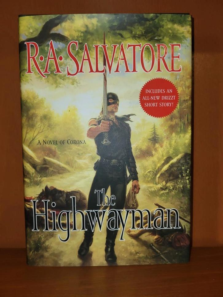 The Highwayman - R.A. Salvatore - Corona Roman, Boeken, Fantasy, Gelezen, Ophalen of Verzenden