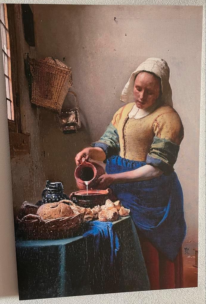 Schilderij 'Het Melkmeisje' op canvas - 75x115 cm, Antiek en Kunst, Kunst | Schilderijen | Klassiek, Ophalen