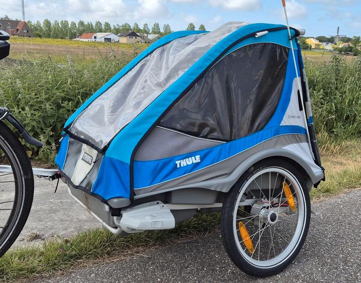 Thule Chariot Champion dubbel kinderen, Fietsen en Brommers, Fietsaccessoires | Aanhangers en Karren, Zo goed als nieuw, Kinderkar