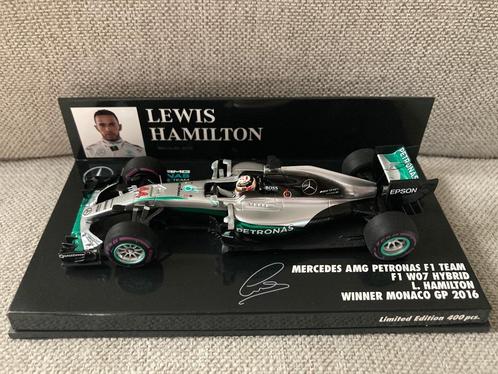 ✅ Lewis Hamilton 1:43 Winner Monaco GP 2016 Mercedes F1, Verzamelen, Automerken, Motoren en Formule 1, Nieuw, Formule 1, Ophalen of Verzenden
