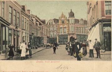 Sneek, Wijde Burgstraat - 1906 gelopen beschikbaar voor biedingen