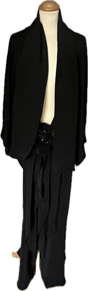 Jan Taminiau Avondjurk - Prachtige Elegante Jurk, Kleding | Dames, Jurken, Zo goed als nieuw, Maat 38/40 (M), Zwart, Onder de knie