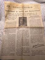 Algemeen Handelsblad vrijdag 10 mei 1940 113de jaargang, Ophalen of Verzenden, Gelezen, Krant