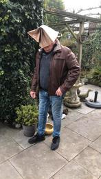 Heren jas leer, Kleding | Heren, Ophalen of Verzenden, Zo goed als nieuw, Maat 52/54 (L)