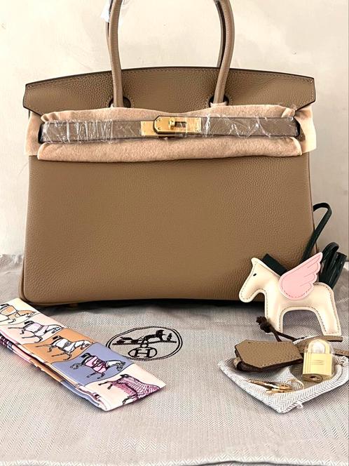 Echt ledere Hermes birkin tas togo leer, Sieraden, Tassen en Uiterlijk, Tassen | Damestassen, Nieuw, Handtas, Ophalen of Verzenden