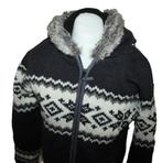 Pachamama Heren Nepal Vest Wol L/XL Bruin Ethnisch Noors, Maat 52/54 (L), Shackletonstraat 21, 7534 ZE Enschede, Bruin, Verzenden