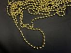 Kerst decoratie kralensnoer goud, Diversen, Ophalen of Verzenden, Gebruikt