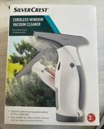 Nieuw! Silvercrest cordless window vacuum cleaner, Huis en Inrichting, Schoonmaakartikelen, Ophalen of Verzenden, Raamwisser of Trekker