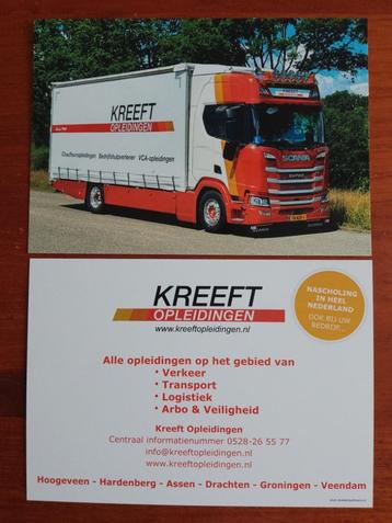 Kaarten Kreeft Opleidingen: DAF, IVECO, Scania, Volvo beschikbaar voor biedingen