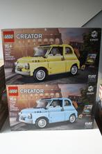 Lego creator Fiat 500 GEEL en BLAUW 10271 en 77942, Ophalen of Verzenden, Nieuw, Complete set, Lego
