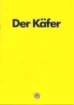 Volkswagen VW Kever 1200 originele catalogus/autofolder '77, Ophalen of Verzenden, Zo goed als nieuw, Volkswagen