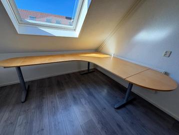 hoekbureau ikea kleur beuken - afbeelding 1
