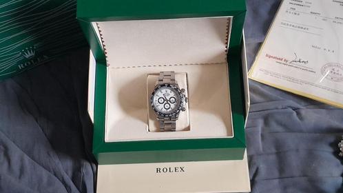 Rolex Daytona 'Panda', Sieraden, Tassen en Uiterlijk, Horloges | Heren, Nieuw, Polshorloge, Rolex, Staal, Staal, Ophalen of Verzenden