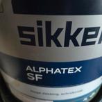 Sikkens alphatex SF ral 9010 ( wit), Doe-het-zelf en Verbouw, Verf, Beits en Lak, 5 tot 10 liter, Wit, Nieuw, Ophalen of Verzenden
