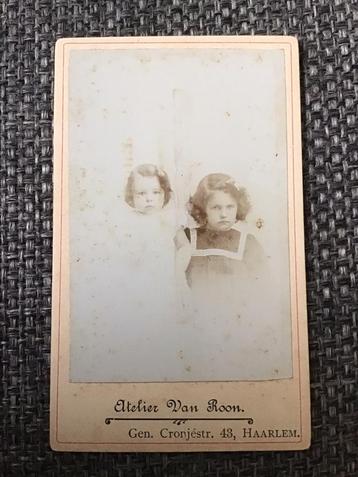 CDV, Kinderen, Atelier van Roon, Haarlem, Carte de Visite beschikbaar voor biedingen