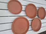 Aardewerk plantenschotels, Tuin en Terras, Ophalen, Rond, Aardewerk, Minder dan 25 cm