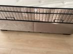 Mooie tweepersoons bed met matras, Huis en Inrichting, Beige, Tweepersoons, Ophalen of Verzenden, Zo goed als nieuw