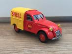 1:43 Norev Hachette Citroën 2cv bestel Shell, Ophalen of Verzenden, Zo goed als nieuw, Auto, Norev
