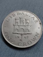 Gibraltar 1 Crown 1967 Kasteel & Sleutel, Verzenden, Overige landen, Losse munt