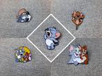 5 leuke pins van de Tom en Jerry te koop, Ophalen of Verzenden, Nieuw, Overige onderwerpen, Speldje of Pin