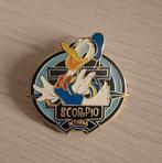 Donald Duck Scorpio LE pin - Disney, Ophalen of Verzenden, Zo goed als nieuw, Speldje of Pin
