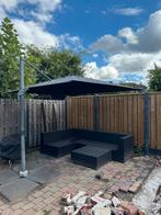 Zweef parasol, Tuin en Terras, Parasols, Ophalen, Gebruikt, Kantelbaar, Zweefparasol