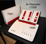 Fritz!Box Mesh Netwerk Set - Router/Modem & Repeaters, Computers en Software, Routers en Modems, Ophalen of Verzenden, Gebruikt