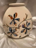 Teresa Zareba Vaas - Crème, Blauw, Bruin - Jaren 60, Ophalen of Verzenden