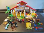 Playmobiel : Paarden Manege. Compleet met alle toebehoren., Ophalen of Verzenden, Gebruikt, Complete set