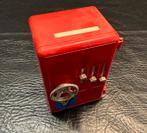 Kunststof spaarpot kluis brandkast rood zilver 12 x 6 x 6, Ophalen of Verzenden, Gebruikt, Kunststof, Object of Gebouw
