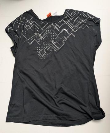 Dames Puma sportshirtje maat 42 zwart beschikbaar voor biedingen