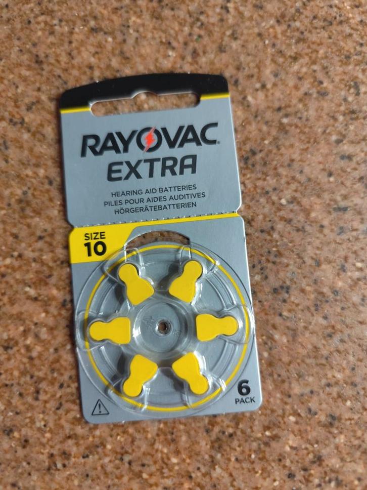 Rayovac Extra Hoortoestel Batterijen - Type 10, Audio, Tv en Foto, Accu's en Batterijen, Nieuw, Ophalen of Verzenden