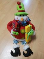 Decoratie: Sneeuwpop met cadeautjes, Diversen, Kerst, Ophalen of Verzenden, Zo goed als nieuw