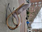 Schommelstoel "Nonna" Paul Tuttle, Huis en Inrichting, Stoelen, Ophalen, Bruin, Leer, Zo goed als nieuw