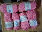 Roze Viking Garn Bambino Wol - 7 Bollen, Hobby en Vrije tijd, Breien en Haken, Ophalen of Verzenden, Nieuw, Breien of Haken, Wol of Garen