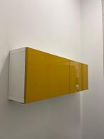 IKEA BESTÅ kasten met LAPPVIKEN fronten – wit / okergeel, Ophalen, Minder dan 150 cm, Minder dan 25 cm, Minder dan 100 cm