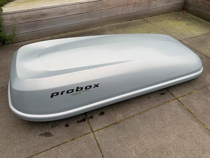 Te huur: skikoffer dakkoffer Hapro probox, Auto diversen, Dakkoffers, Zo goed als nieuw, Ophalen of Verzenden