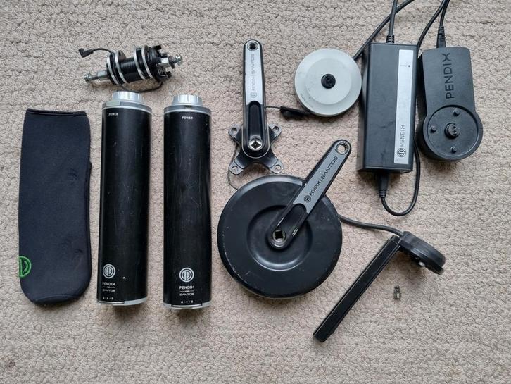 Pendix e-bike set compleet met 2 accu's, Fietsen en Brommers, Fietsonderdelen, Gebruikt, Algemeen, Overige typen, Ophalen of Verzenden