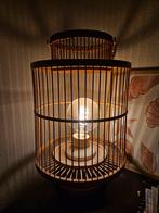 Mooie rieten bamboe lamp in top staat, Huis en Inrichting, Lampen | Vloerlampen, Ophalen, Zo goed als nieuw, Minder dan 100 cm