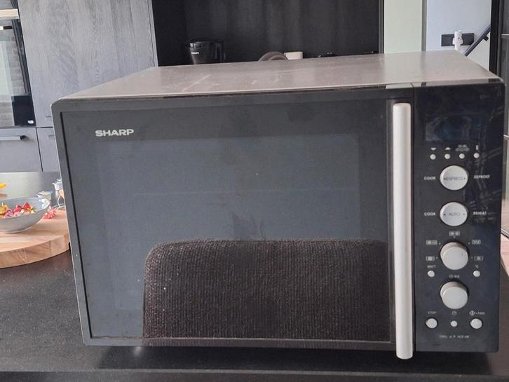 Combi oven, grill, magnetron Sharp groot volume, Witgoed en Apparatuur, Magnetrons, Gebruikt, Vrijstaand, Combimagnetron, 45 tot 60 cm