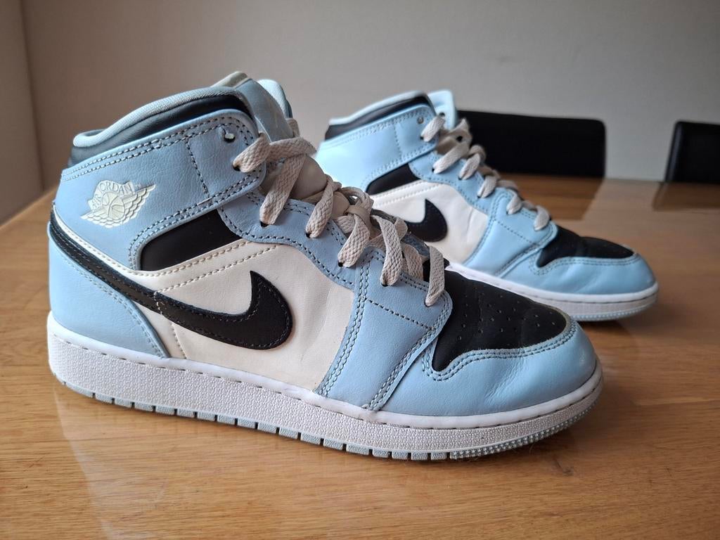 Nike Air Jordan 1 Mid Ice Blue - Maat 39, Kleding | Dames, Schoenen, Ophalen, Blauw, Nike, Sneakers of Gympen