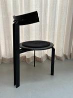 Vintage Eetkamerstoelen, Huis en Inrichting, Ophalen, Gebruikt, Zwart, Vintage