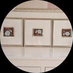 3 Litho's Konijntjes op handgeschept papier, Hans Innemee, Antiek en Kunst, Ophalen of Verzenden